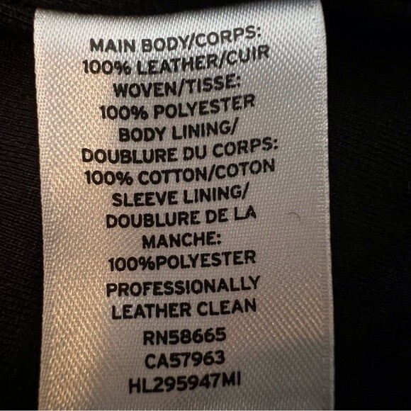 Trouvé Leather Jacket Black Size XS - Picture 8 of 8